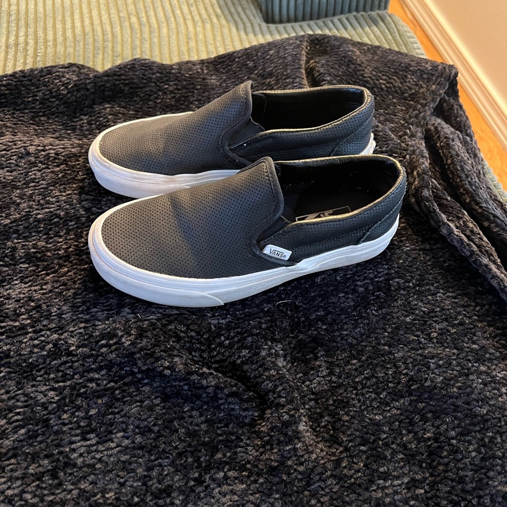 Vans Black Slip-On Sneakers